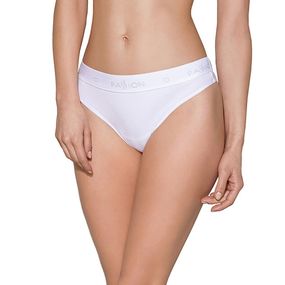 Трусики-бразиліана з бавовни Passion PS005 PANTIES white,, M