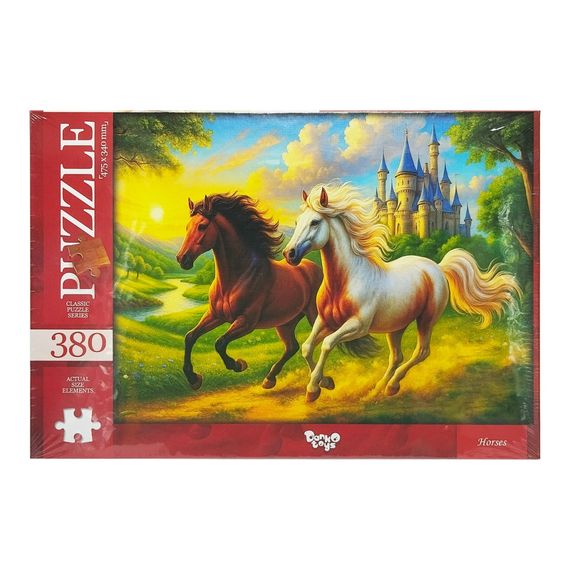 Классические пазлы "Horses" C380-07-07, 380 элементов