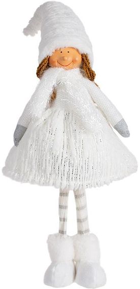 М'яка іграшка «Дівчинка у білому» 19х15х72см
