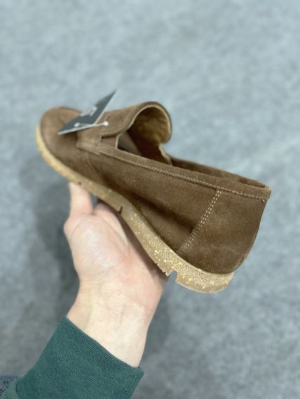 Мужские лоферы Luciano Bellini 687 коричневый замш 40 размер | Зображення 5