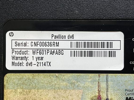Ноутбук Б-класс HP Pavilion dv6 / 15.6" (1366x768) TN / Intel Core i5-540M (2 (4) ядра по 2.53 - 3.07 GHz) / 8 GB DDR3 / 500 GB HDD / nVidia GeForce GT 230M, 1 GB GDDR3, 128-bit / АКБ не держит б/у | Зображення 4