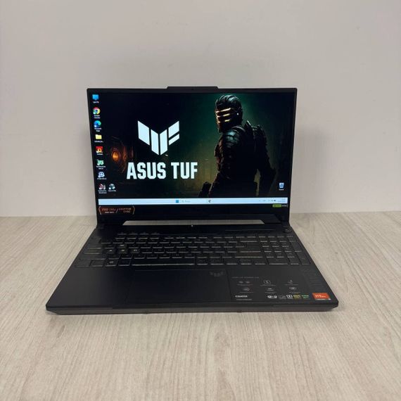 Ігровий ноутбук Asus TUF Gaming A15 FA507XV / 15.6" (1920x1080) IPS / AMD Ryzen 9 7940HS (8 (16) ядер по 4.0 - 5.2 GHz) / 16 GB DDR5 / 512 GB SSD NVMe / nVidia GeForce RTX 4060, 8 GB GDDR6, 128-bit / WebCam б/в | Зображення 1