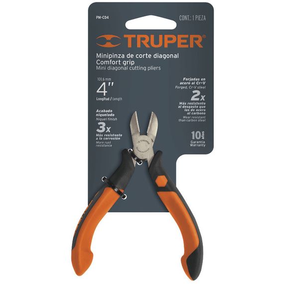 Бокорезы профи мини 110 мм Truper (PM-CD4) | Зображення 1