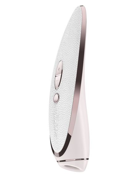 Вакуумний кліторальний стимулятор Satisfyer Luxury Pret-a-Porter, білий Sex Aura | Зображення 1