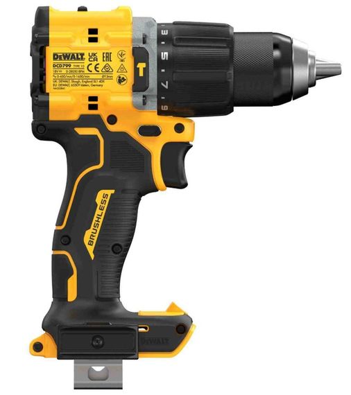 Дриль-шуруповерт акумуляторний DeWALT безщітковий ударний без АКБ та ЗП DCD799N | Зображення 4