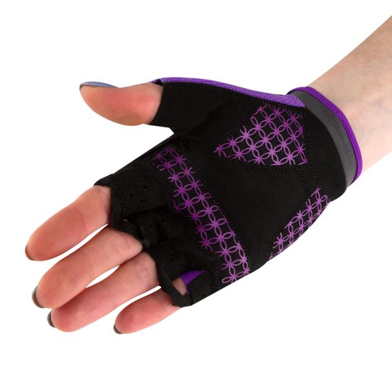 Велорукавички жіночі PowerPlay 5284 Фіолетові XS | Зображення 5