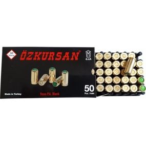 Холостые патроны Ozkursan 9 mm (пистолетные) 50 шт