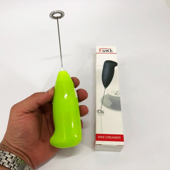 Міксер для вершків-капучинатор FUKE Mini Creamer для збивання молока, вершків. Колір: зелений | Зображення 6