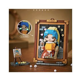Конструктор LOZ mini Дівчина з перловою сережкою (1287)