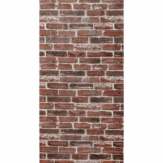 Самоклеюча 3D панель під червоний катеринослав цегла Sticker Wall 3080x700x3мм