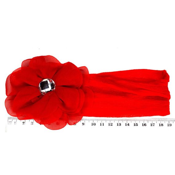 Дитячі пов'язки на голову з квіткою 0107-035-1, 3 штуки | Зображення 1