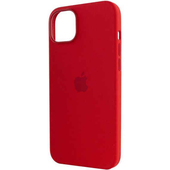 Чохол Silicone case (AAA) with Magsafe для Apple iPhone 14 (6.1") Червоний / Red | Зображення 5