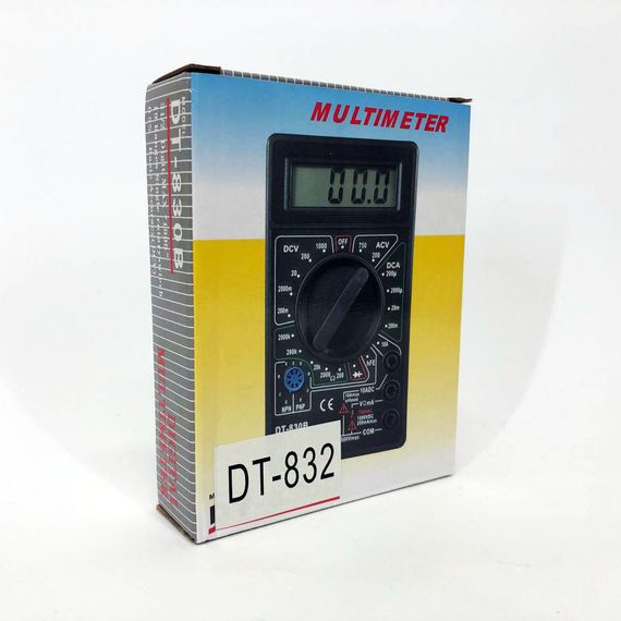 Мультиметр амперметр Digital DT-832 | Мультиметр для автомобиля | GO-521 Электронный мультимет | Зображення 3