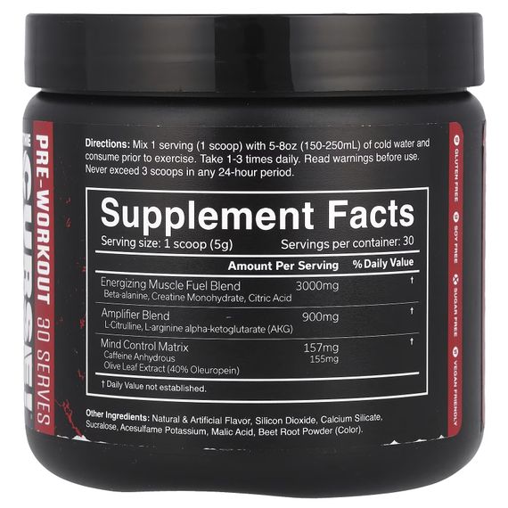 Передтренувальний комплекс Cobra Labs Curse 150g (Watermelon) | Зображення 1