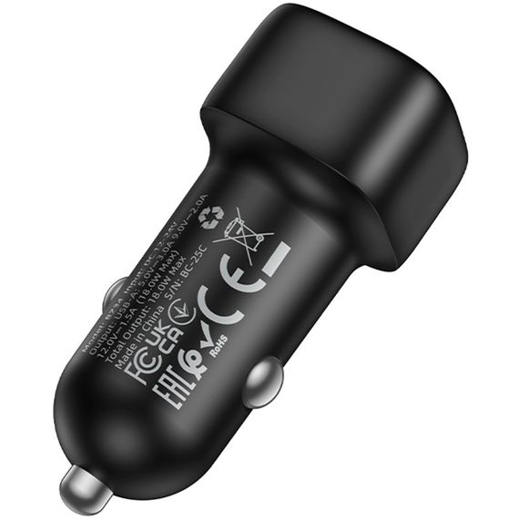 АЗУ Borofone BZ34 Cloud QC3.0 18W (1USB-A) Black | Зображення 4
