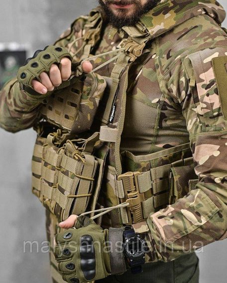Плитоніска 4 швидких скидання з наплічником Cordura мультикам ДЛ63963 | Зображення 6