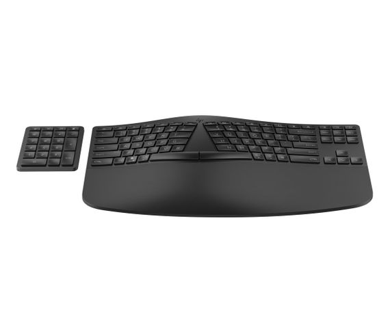 Клавиатура мембранная HP 960 BLK Ergonomic split-zone 7E755AA | Зображення 1