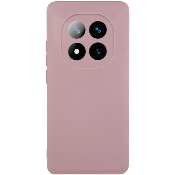 Чохол TPU GETMAN Liquid Silk Full Camera для Xiaomi Redmi Note 14 Pro+ 5G Рожевий / Pink Sand