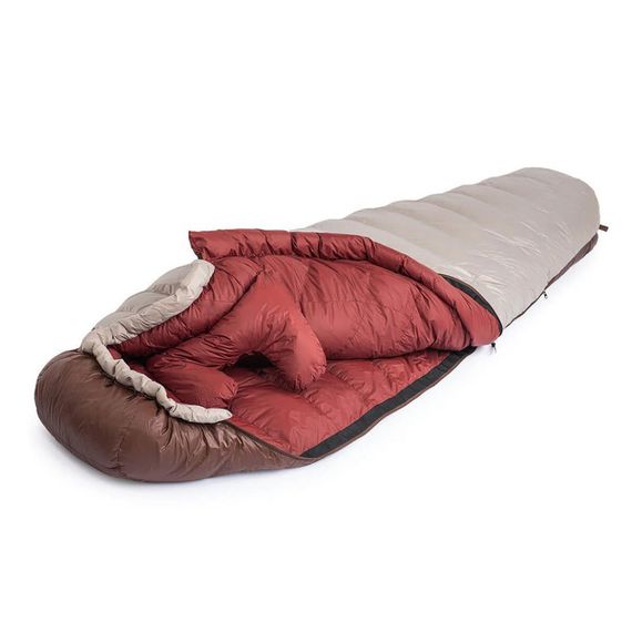 Спальник з натуральним пухом Naturehike Snowbird NH20YD001,p-р L, коричневий 560 г | Зображення 2