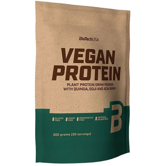 Протеїн BioTechUSA Vegan Protein 500 g /20 servings/ Forest Fruit
