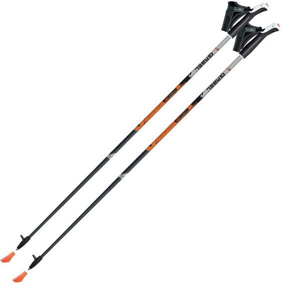 Палиці для скандинавської ходьби Gabel X-1.35 Black/Orange 125 (7008361141250) (DAS301689)