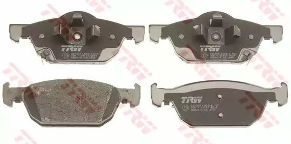 Колодки гальмівні дискові HONDA Accord МКПП F 09, TRW (GDB3476) | Зображення 1