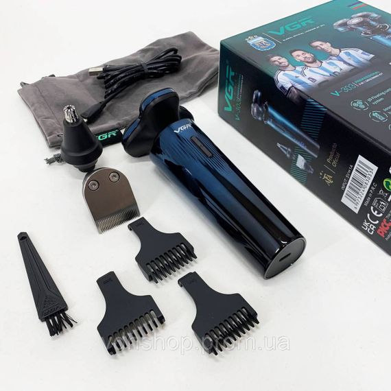 Професійна електробритва з насадками VGR, Професійна бритва з акумулятором, Хороша бритва портативна JN-76 | Зображення 9