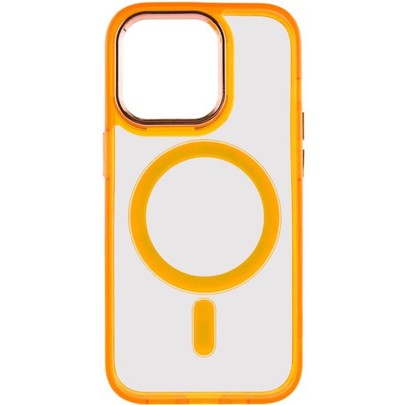 Чохол TPU Iris with MagSafe для Apple iPhone 14 Pro (6.1") Помаранчевий