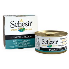 Корм Schesir Tuna with Yellow Tail Can вологий з тунцем та жовтохвостом 85 гр