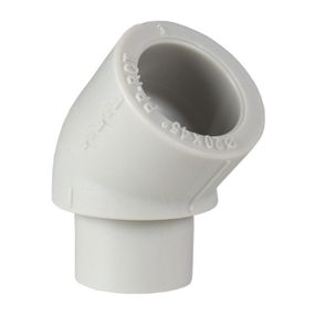 Коліно PP-R BЗ 20х45 21141/KP2907