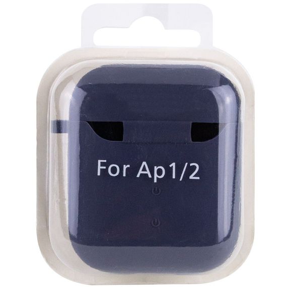 Силиконовый футляр с микрофиброй для наушников Airpods 1/2 | Зображення 2