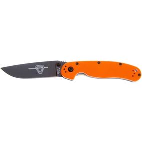 Нож Ontario Knife RAT II AUS-8 Orange, Black Blade (ON8861OR)