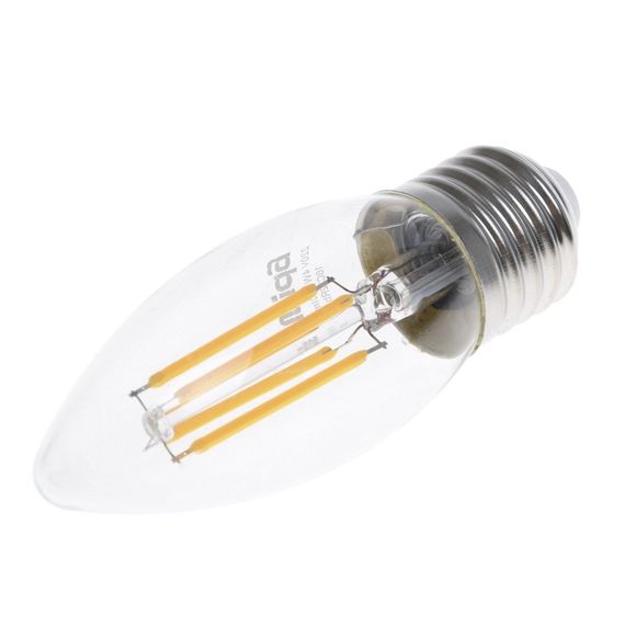 Лампа філаментна LED E27 4W 4 pcs WW C35 COG 220V