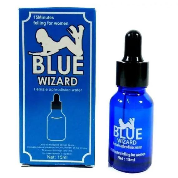 Возбуждающие капли для женщин Blue Wizard, 15 мл sexstyle
