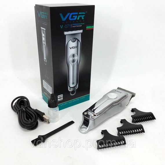 Малошумна машинка для стрижки волосся VGR, Сімейна машинка для стрижки волосся, Тример бездротовий CW-50 | Зображення 6