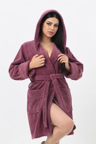 Жіночий халат Nusa 6915, фуксія XL
