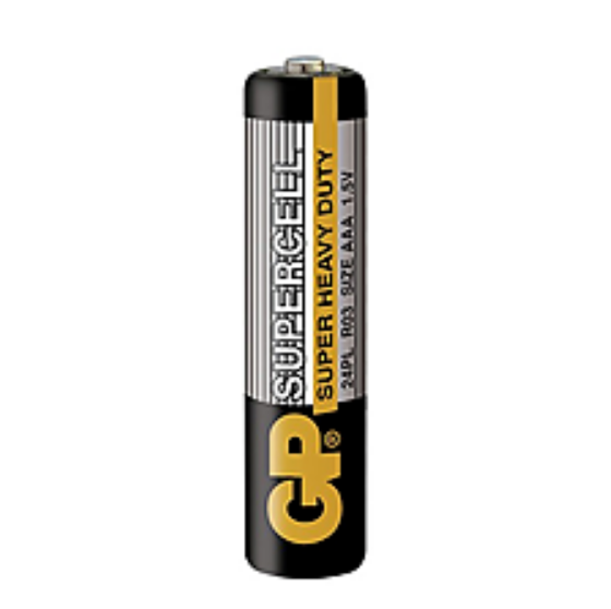 Батарейка сольова AAA/R03 (пл-2шт) GP Supercell