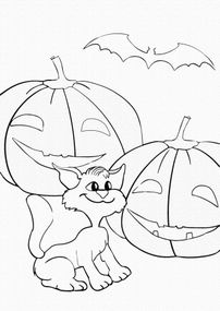 Розпис на полотні. Art Craft "Гарбузи та котик" 25х30 см 15508-AC