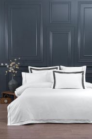 Постільна білизна La Romano Silk Satin 200×220 см Perry Steelgrey