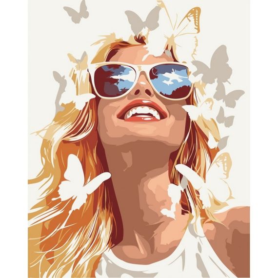 Картина по номерам "Улыбка" 10151-AC 40x50 см