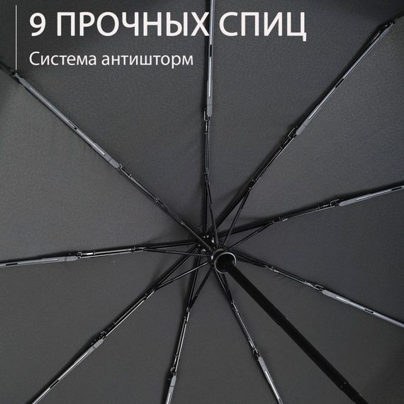 Парасолька преміум - Автоматична, чоловіча укріплена парасолька з HK-350 дерев'яною ручкою. | Зображення 7