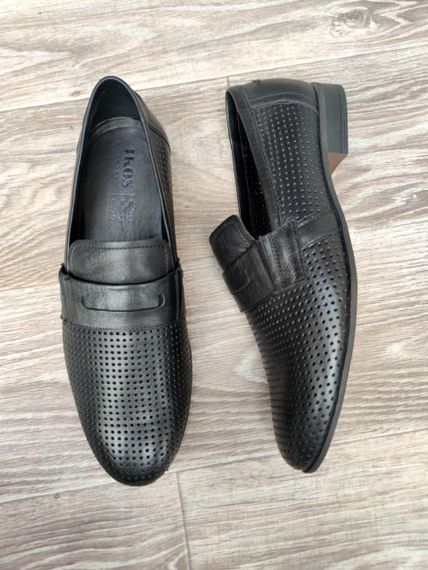 Лофери для чоловіка на літо 45 розмір, чорний колір | Зображення 7