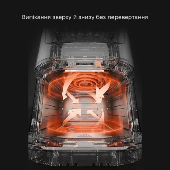 Аэрофритюрница Domotec MS-3223 12 литров мощностью 3500W, два тена | Зображення 1