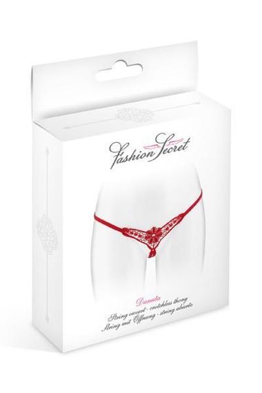 Трусики-стрінги з доступом Fashion Secret DANUTA Red | Зображення 2