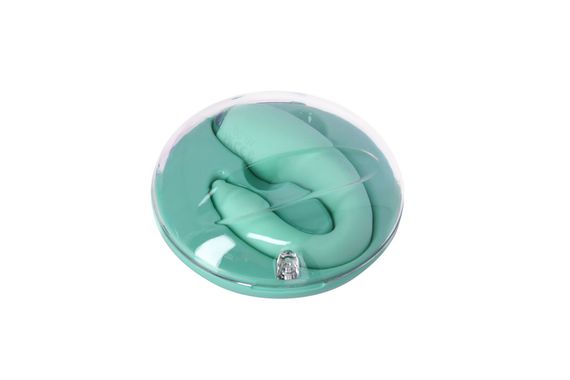 Вібратор для пар FairyGasm PleasureBerry green, зарядний кейс, пульт ДК | Зображення 3