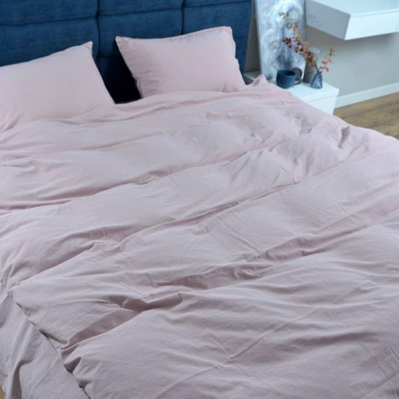 Комплект постільної білизни SoundSleep Stonewash Adriatic Pastel Pink євро рожевий (92370838) | Зображення 2