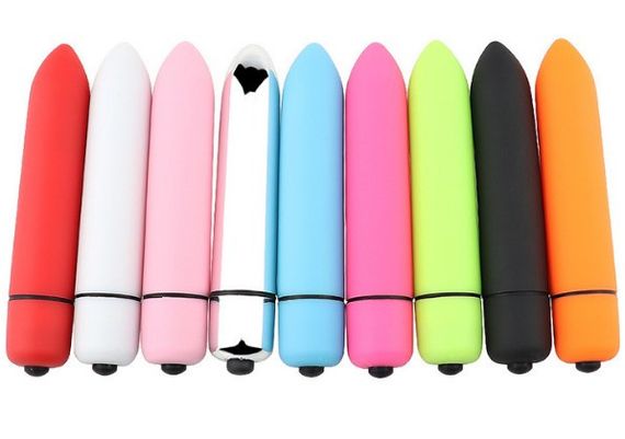 Компактный мини вибратор, ВиброПуля с 10 режимами вибрации оранжевый sexstyle | Зображення 9