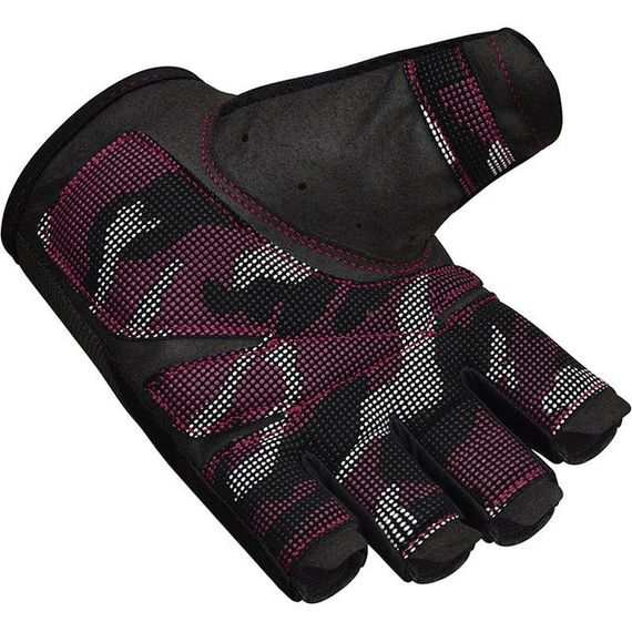 Рукавички для фітнесу RDX T2 Half Pink S | Зображення 5