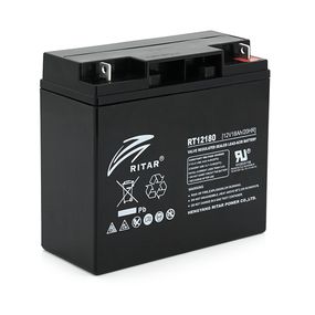 Аккумуляторная батарея AGM RITAR RT12180BL5, Black Case