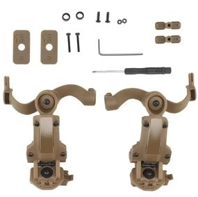 Крепление Чебурашки для активных наушников EARMOR койот (Ops core arc & team wendy)